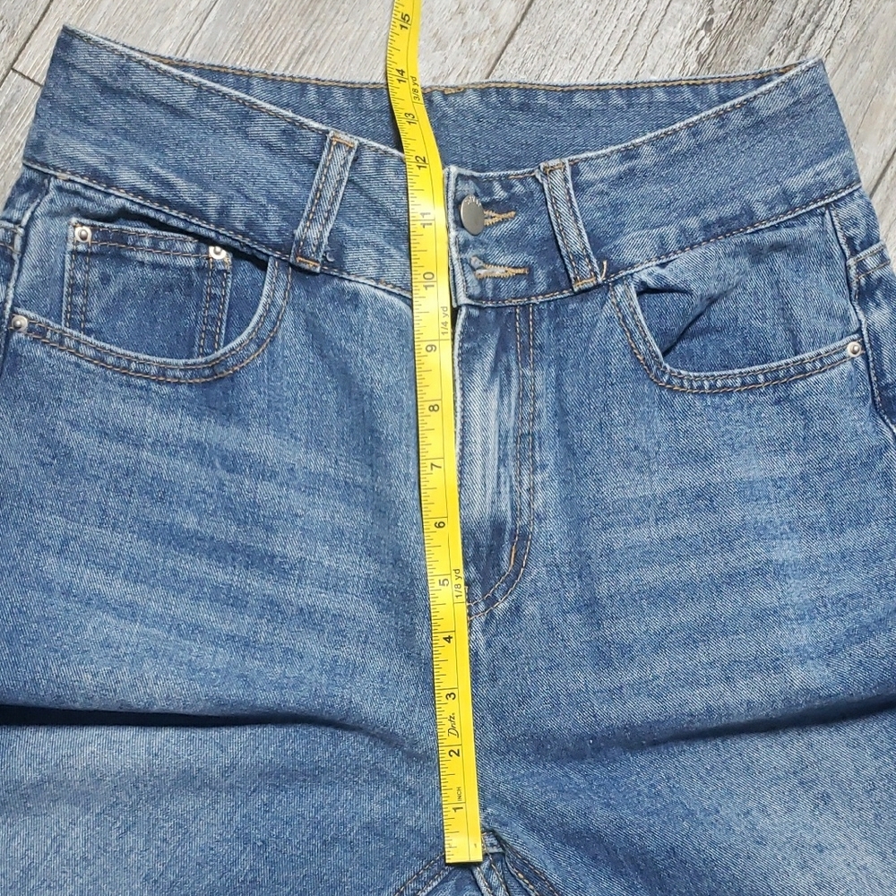 Shein | Bell Bottom, Flair, Blue Jeans Size Medium - Picture 6 of 8